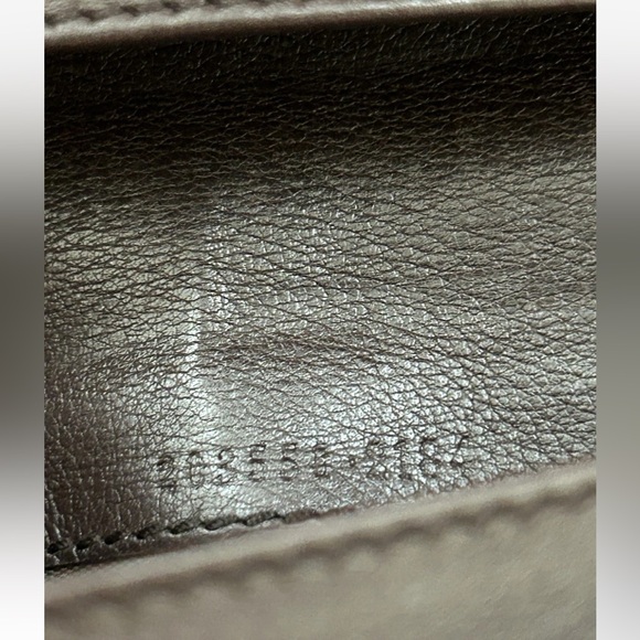 Gucci Guccissima Gold Heart Cocoa Brown Leather Continental Long Wallet